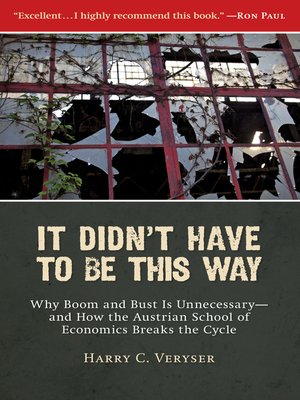 cover image of It Didn't Have to Be This Way